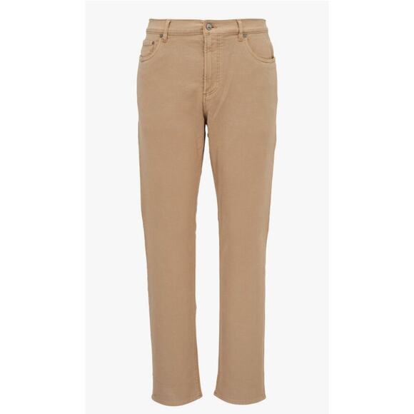 Faherty Stretch Terry 5-Pocket Pants Desert Khaki Men’s 33 - Picture 1 of 8